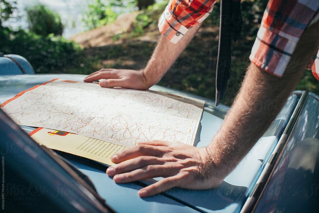 map is essential on car